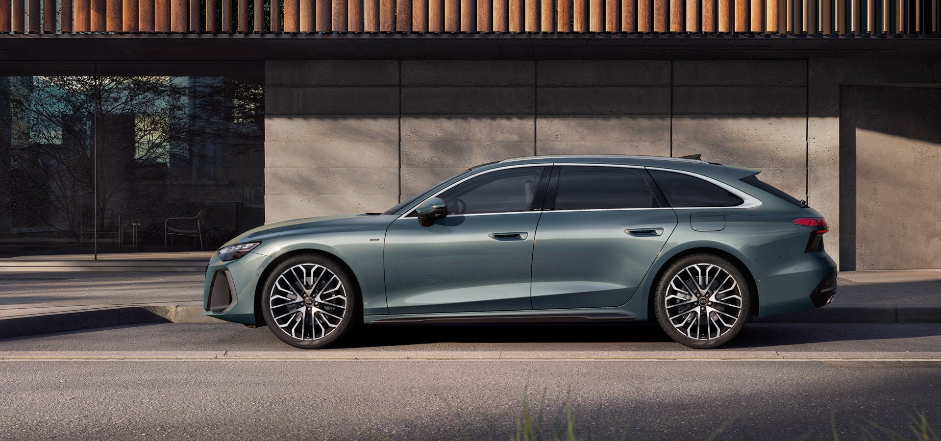 Een Audi A6 Avant voor een moderne woning