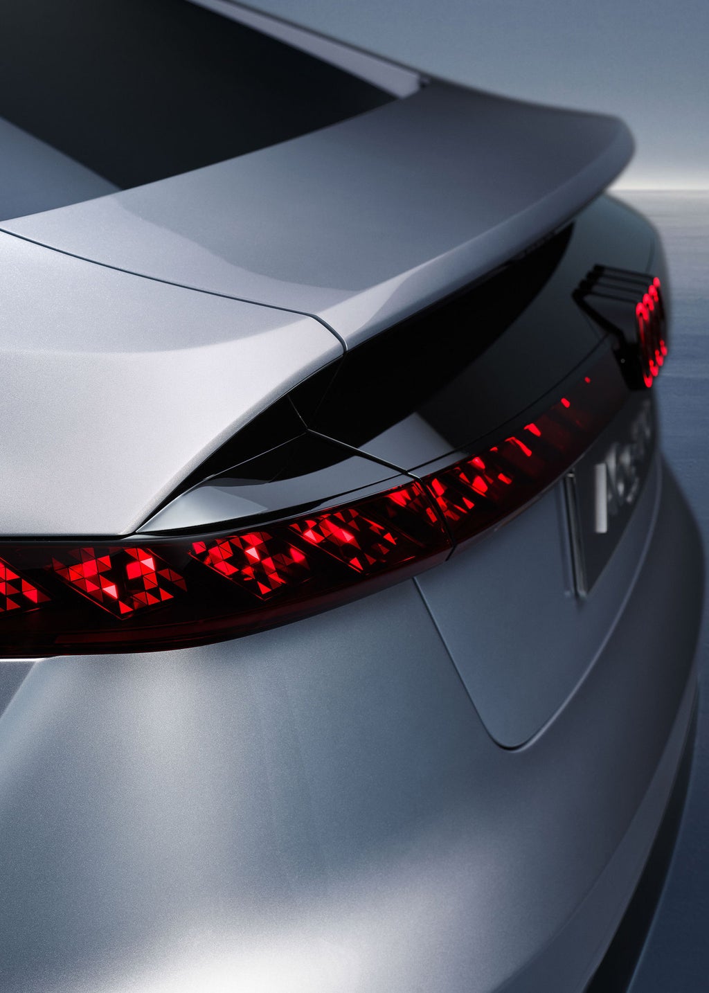 Détail de l'aileron arrière.