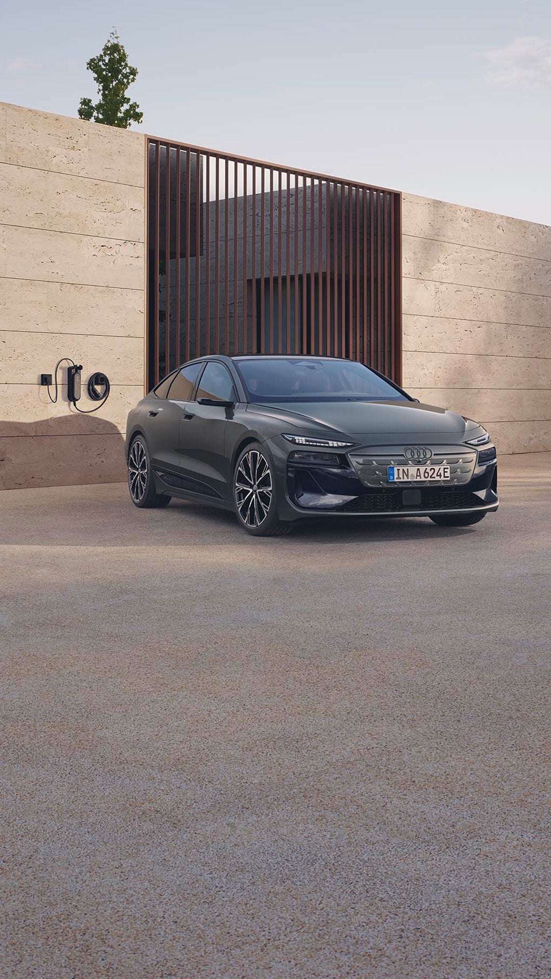 Foto del exterior del Audi A6 Sportback e-tron