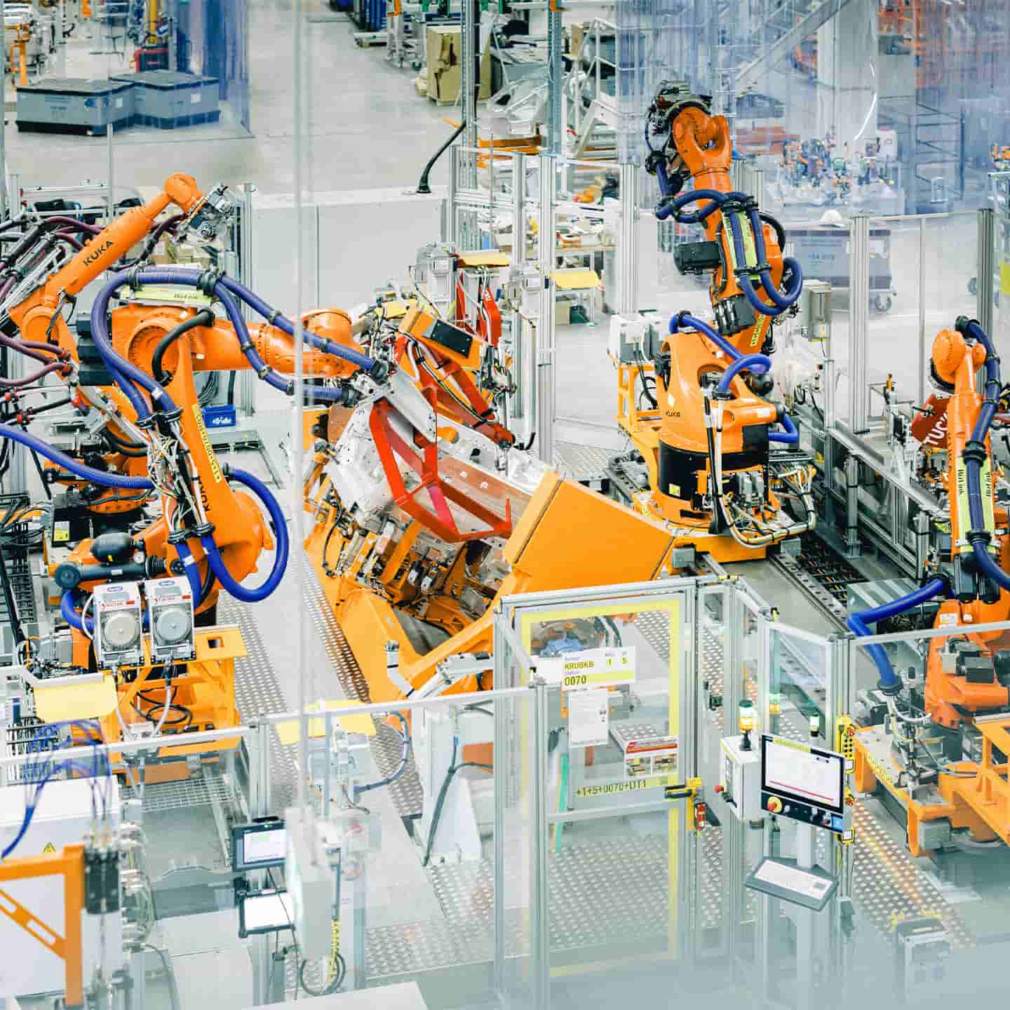 Producción controlada virtualmente, una primicia en el taller de carrocería de Audi.