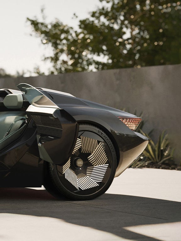 Audi skysphere avec porte ouverte