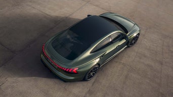 RS e-tron GT close up view