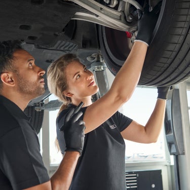 Foto de unos amortiguadores Audi de Recambios Originales Audi. 