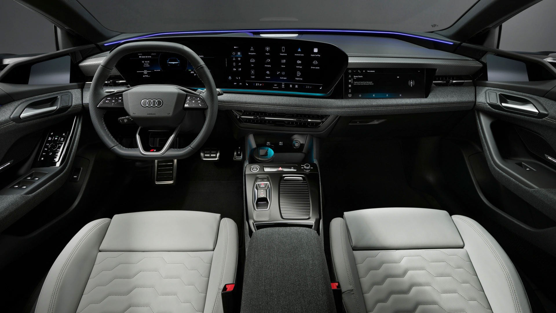 Innenraum des Audi A6 e-tron