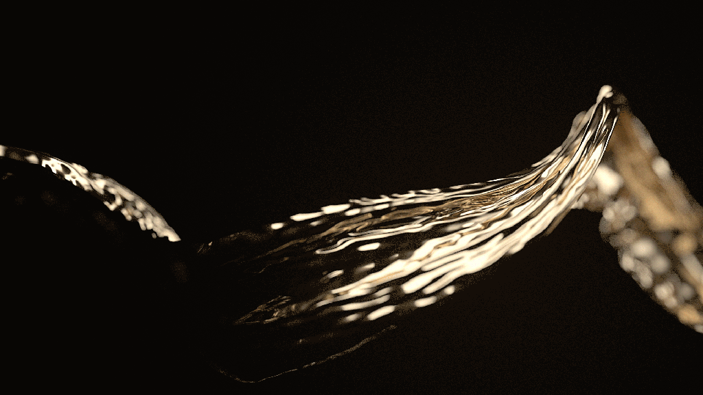 Vagues abstraites d'illustration en mouvement.