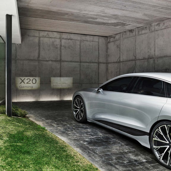 Faros Audi Matrix LED del Audi A6 Avant e-tron concept