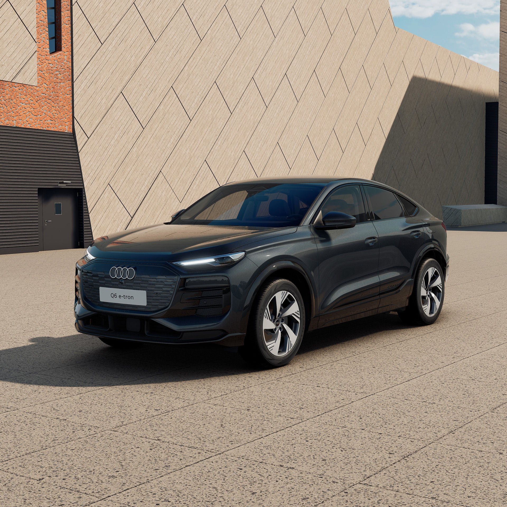 3/4 Ansicht Q6 Sportback e-tron