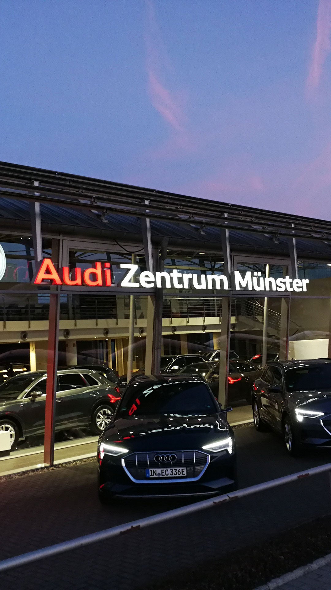 Außenansicht Audi Zentrum Münster