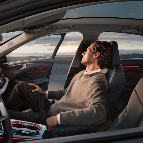 Foto de los asientos deportivos del Audi A6.