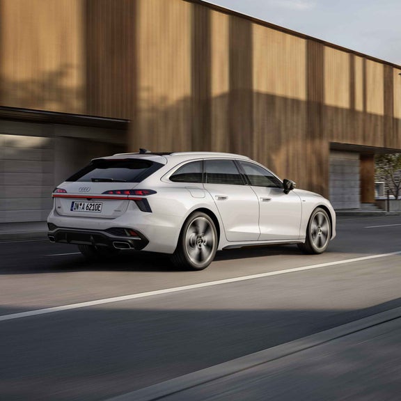 Foto de un Audi A6 Avant e-hybrid. 