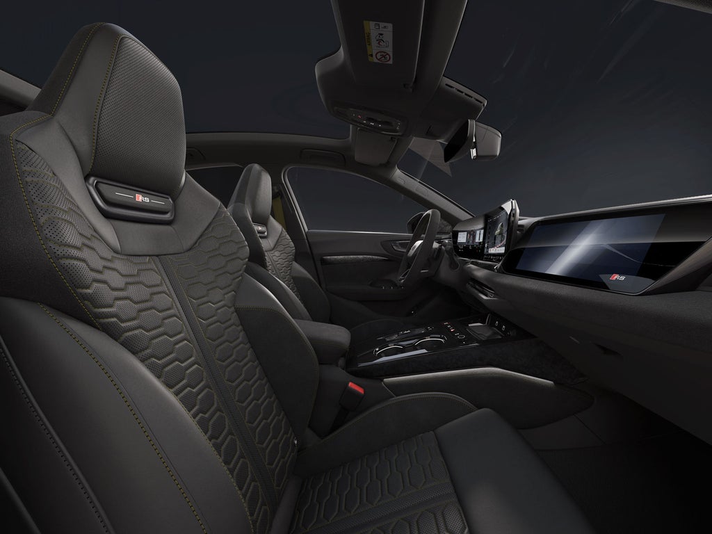 Interior de un Audi RS 5.