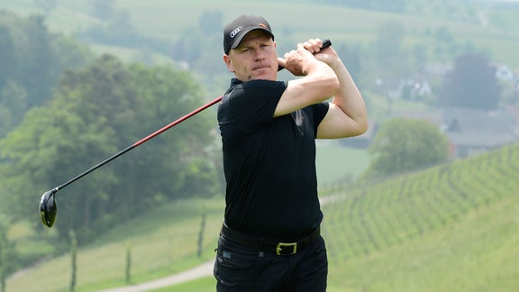 Didier Cuche beim Golfen 