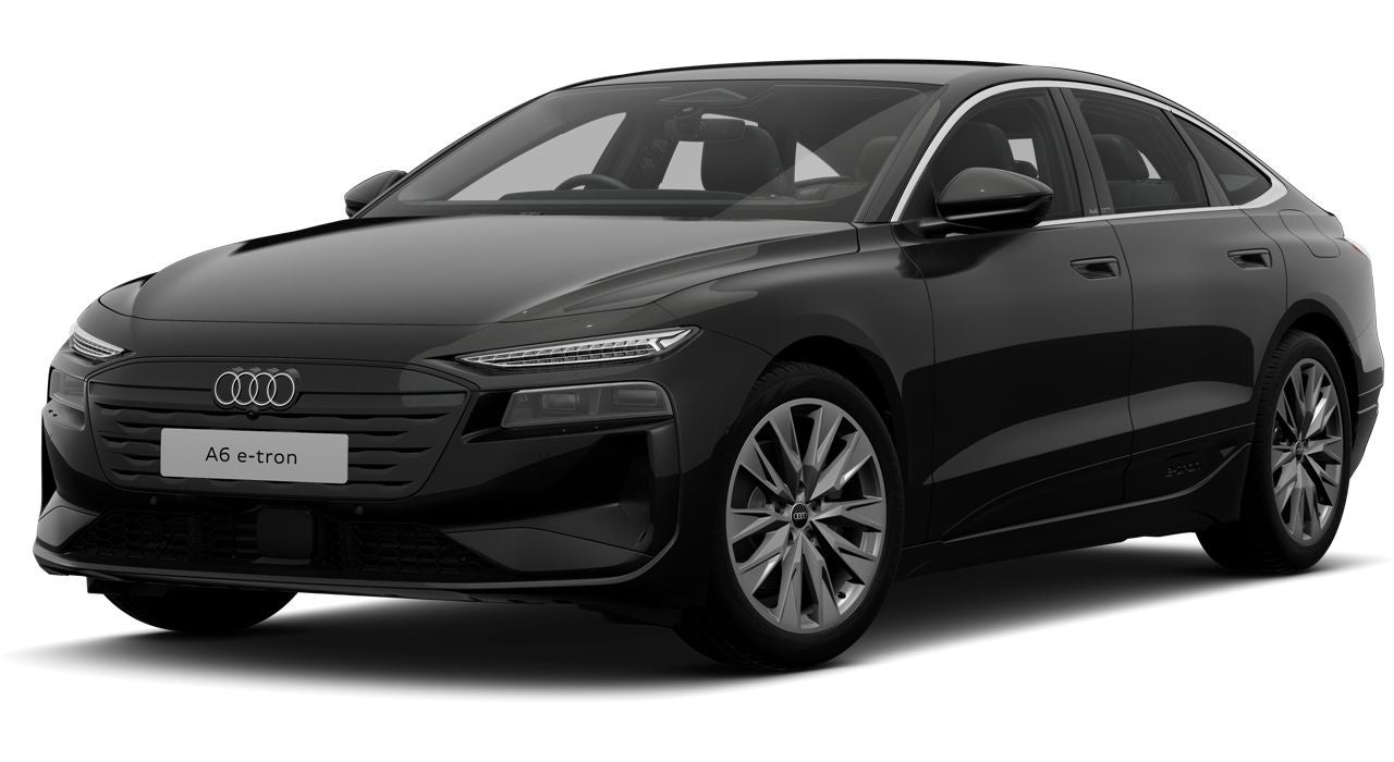 Black A6 Sportback e-tron render