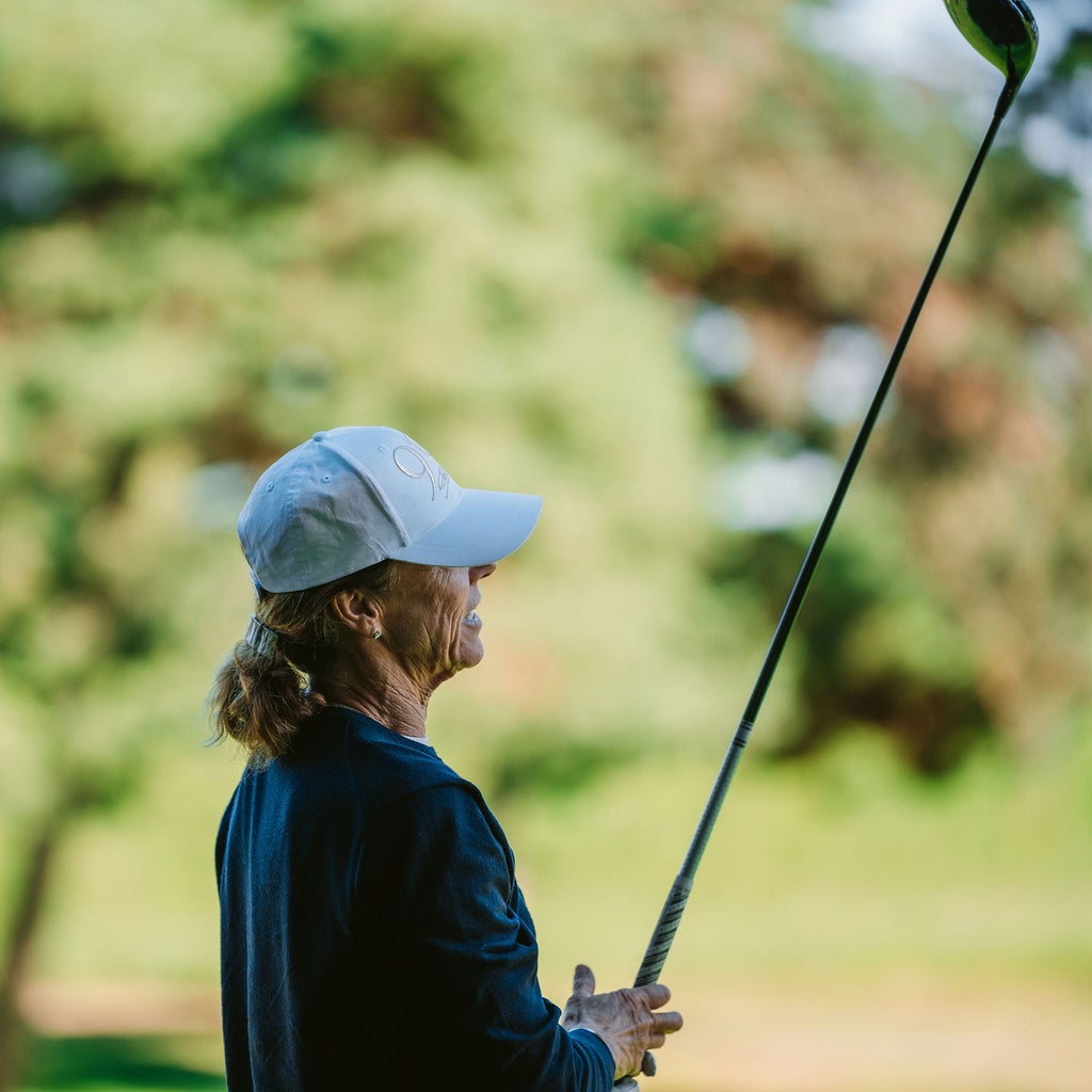 Ett uppskattat inslag var när de tävlande fick utmana Helen Alfredsson i long driving.