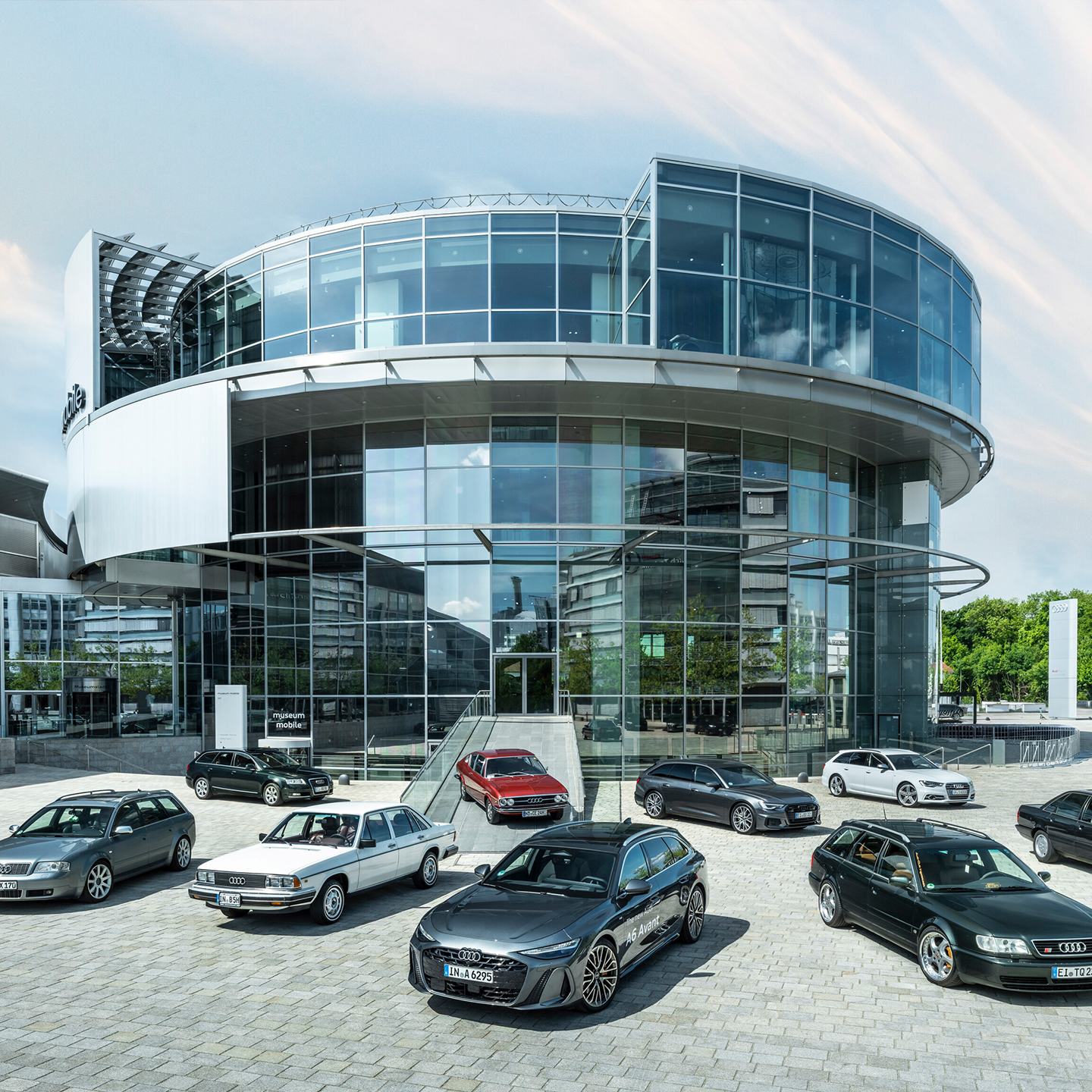 Nine generations of success: the new Audi A6 meets its elders