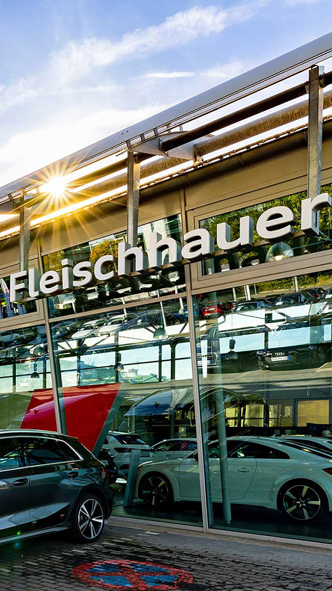 Außenansicht Autohaus Fleischhauer Aachen