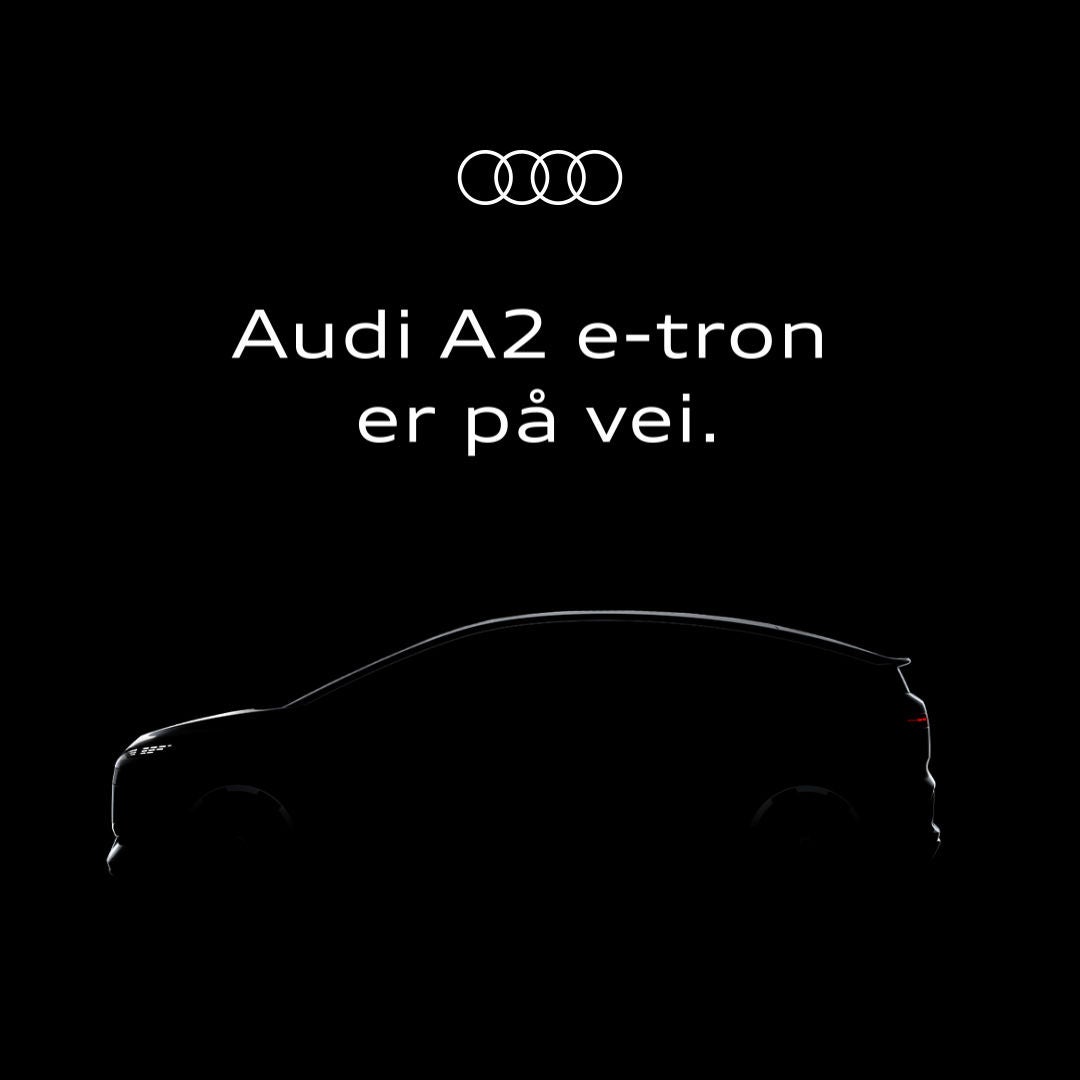 Audi A2 e-tron silhuett