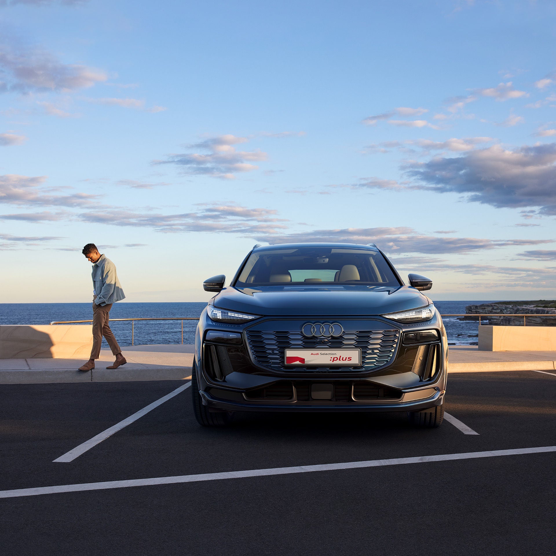 Foto del stock del Audi Q6 e-tron
