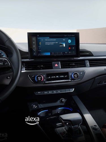 Foto de la tienda de la App Store de Audi y Amazon Alexa. 