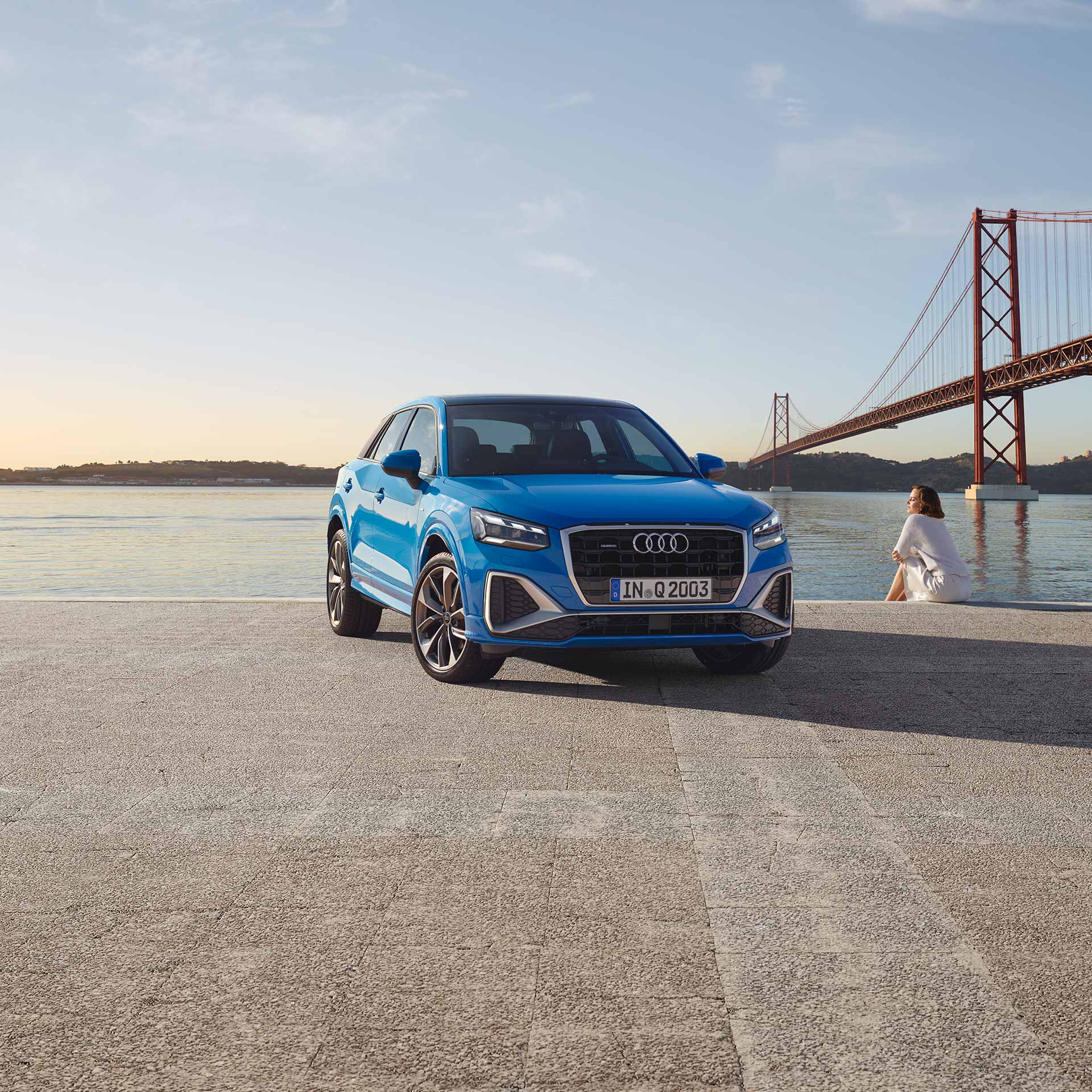 Audi Q2 in frontview
