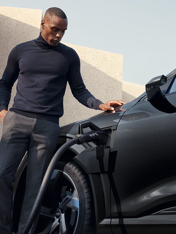 Public fast charging situation Audi Q8 e-tron