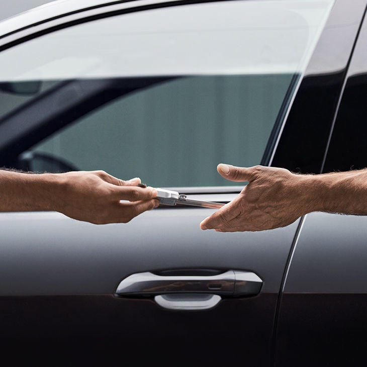 Foto del servicio de recogida y entrega de la Red Oficial Audi. 