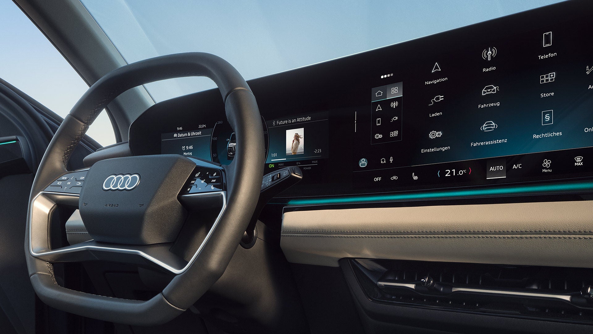 Panorama-Display Audi Q6 SUV e-tron