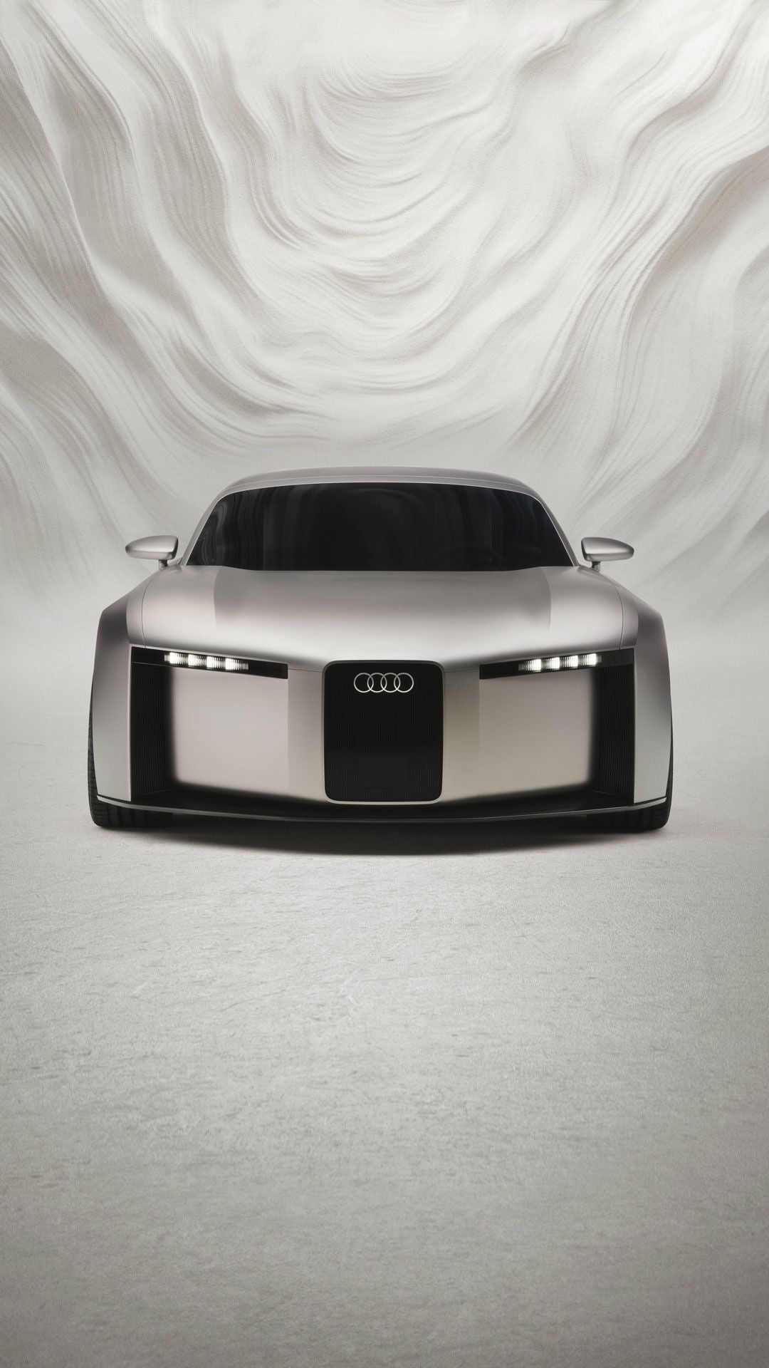 Front view of the new Audi Concept C.