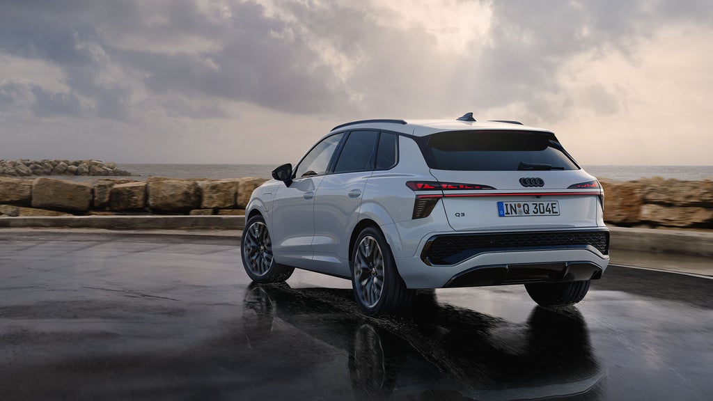 Vue arrière Q3 SUV e-hybrid