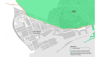 Imagen de la zona delimitada Barcelona ZBE.