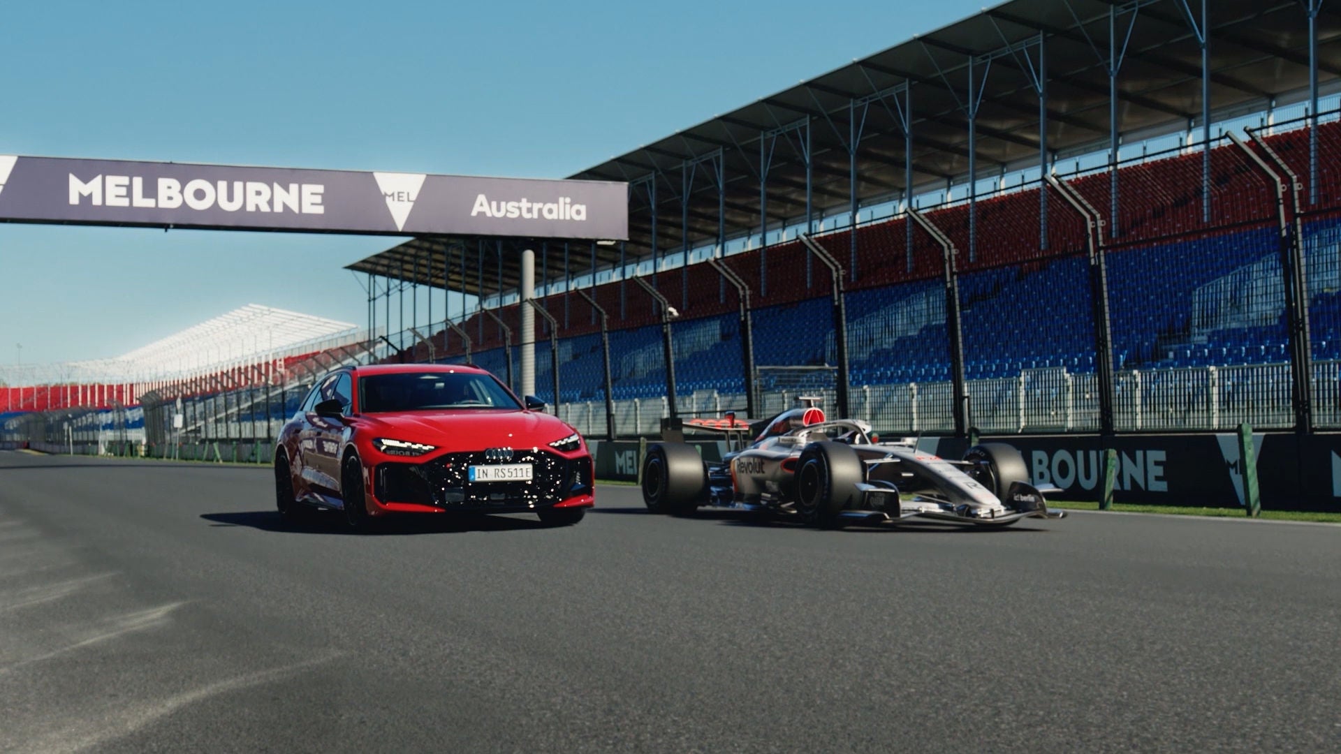 Audi F1チーム「私たちは挑戦するからこそスタートする」ポスター アウディがフォーミュラ1に参戦するにあたって、ポスターを3つ作って