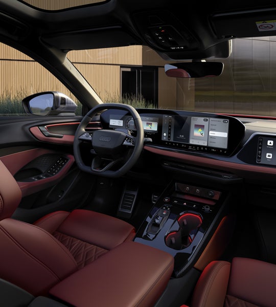 Foto del diseño interior del Audi S5 Avant. 