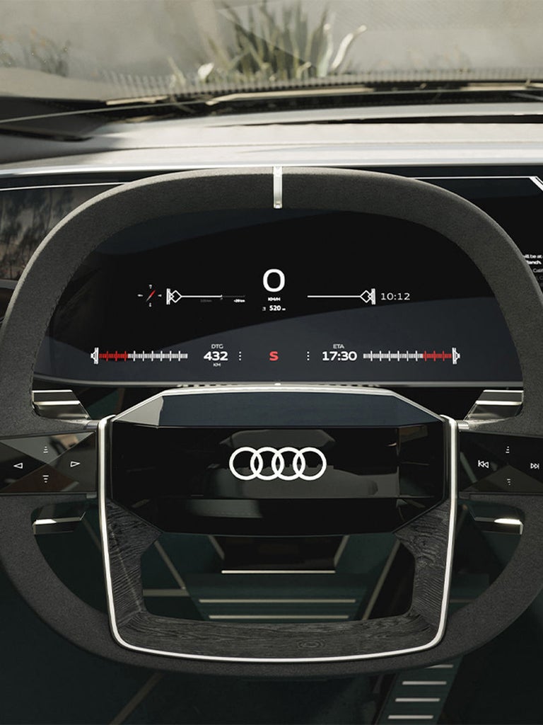 Førerplassen i Audi skysphere