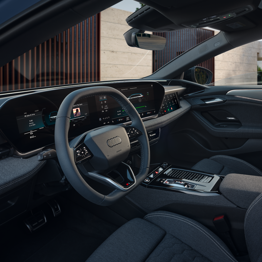 Interiør i en A6 e-tron 