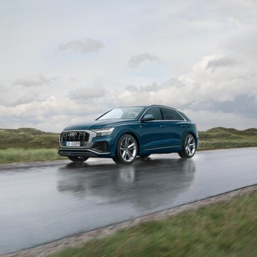 Foto de los neumáticos de invierno de Audi. 