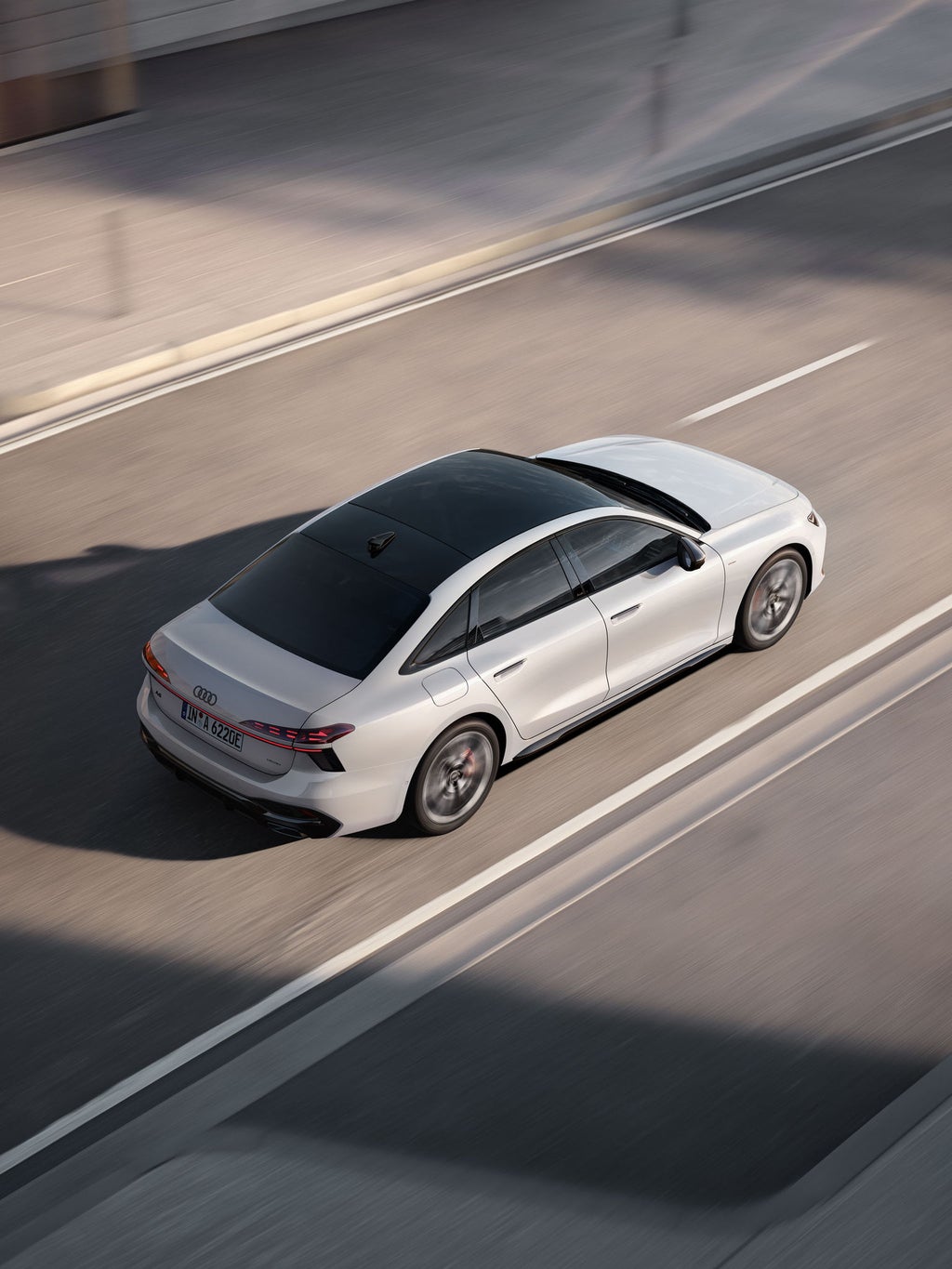  Audi A6 Sedan e-hybrid top view