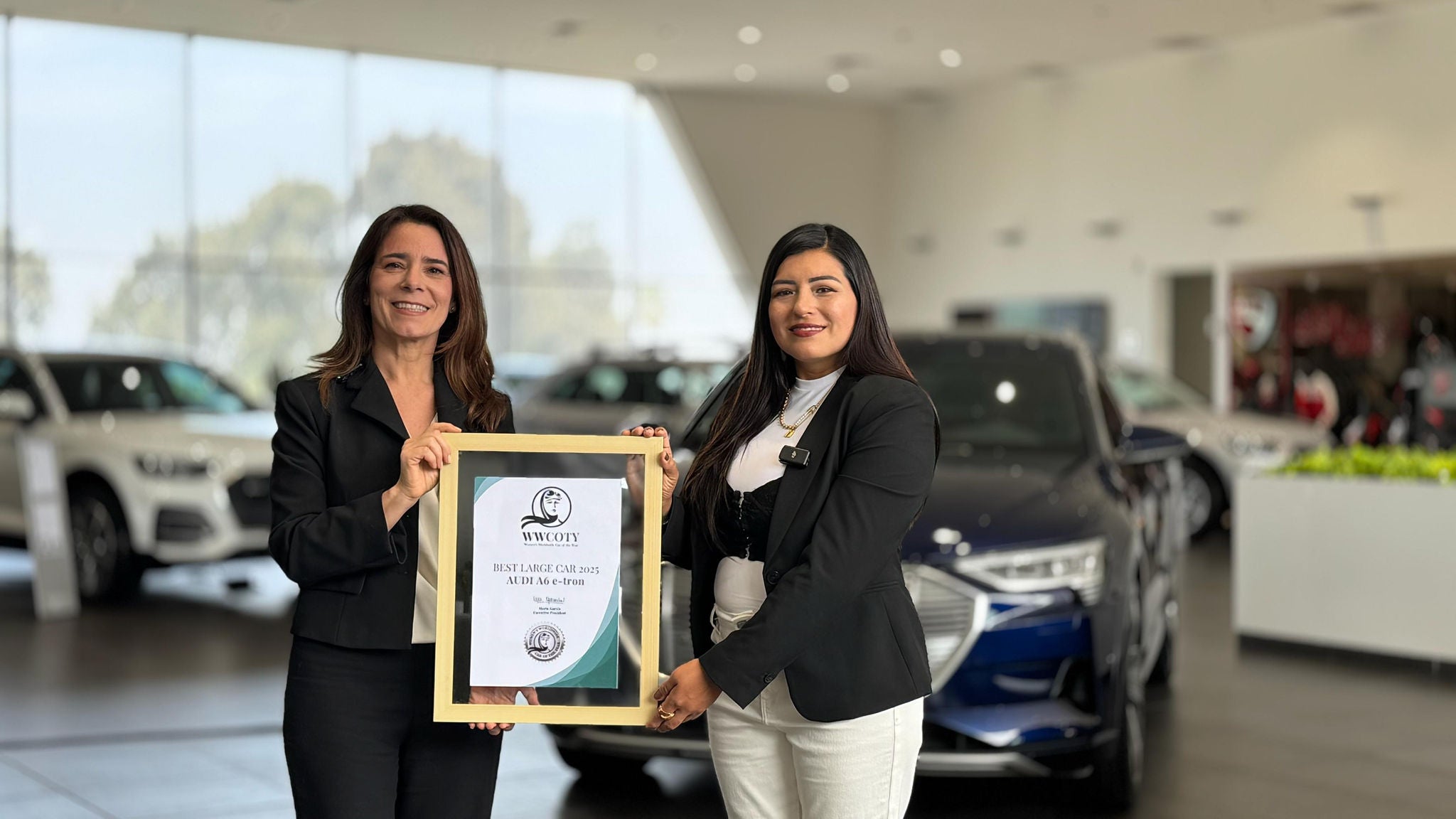 Women’s Worldwide Car of the Year premia al Audi A6 e-tron como Mejor Sedán 2025 