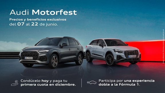 Audi Motorfest: Precios exclusivos en toda la gama de modelos Audi