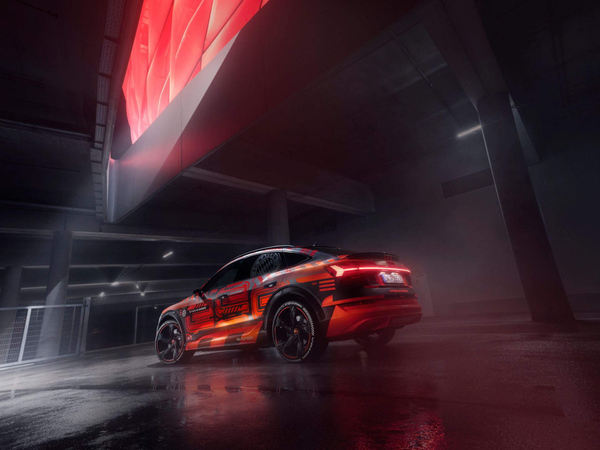 Audi e-tron triple 2020 Folierung