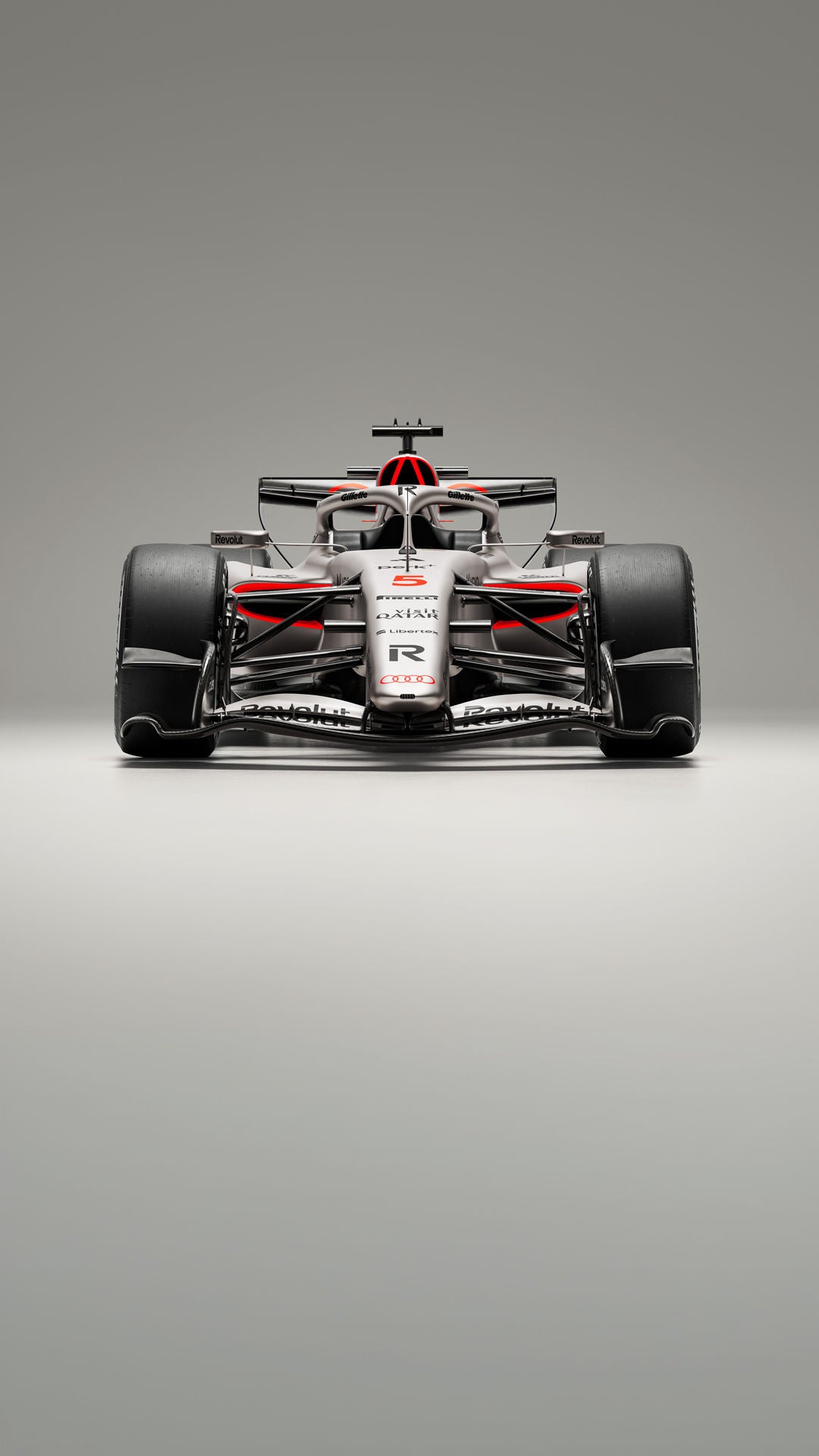 Side view of the Audi R26
