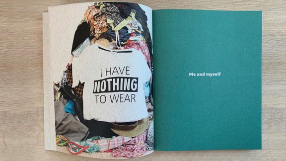 The Greenovation book open on a table