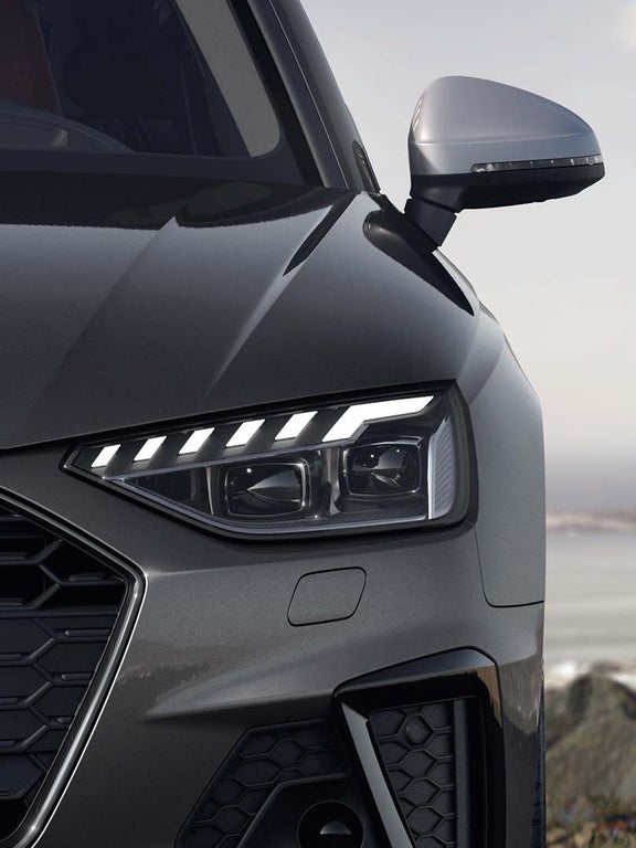 View headlights Audi S4 Avant