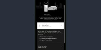The myAudi app displaying the 'Account settings' screen with the 'PIN' link highlighted