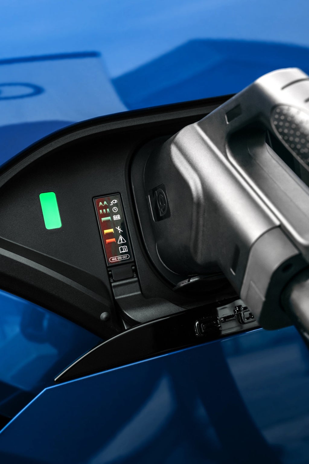 Fast charger inside the Audi SQ 8 e-tron.