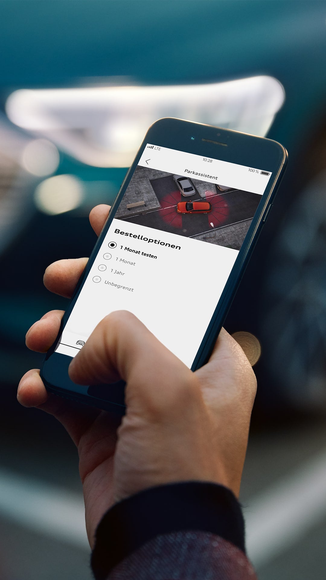 Audi functions on demand