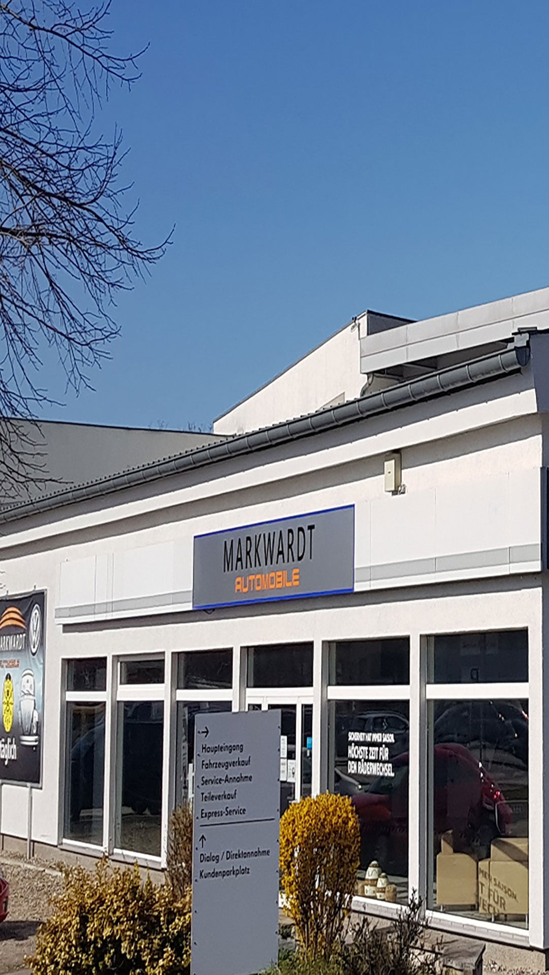 Außenansicht Autohaus Markwardt-Zossen GmbH