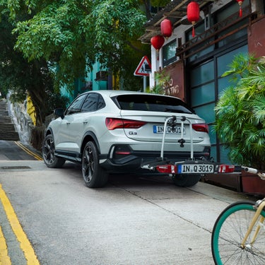 Rear view Audi Q3 Sportback