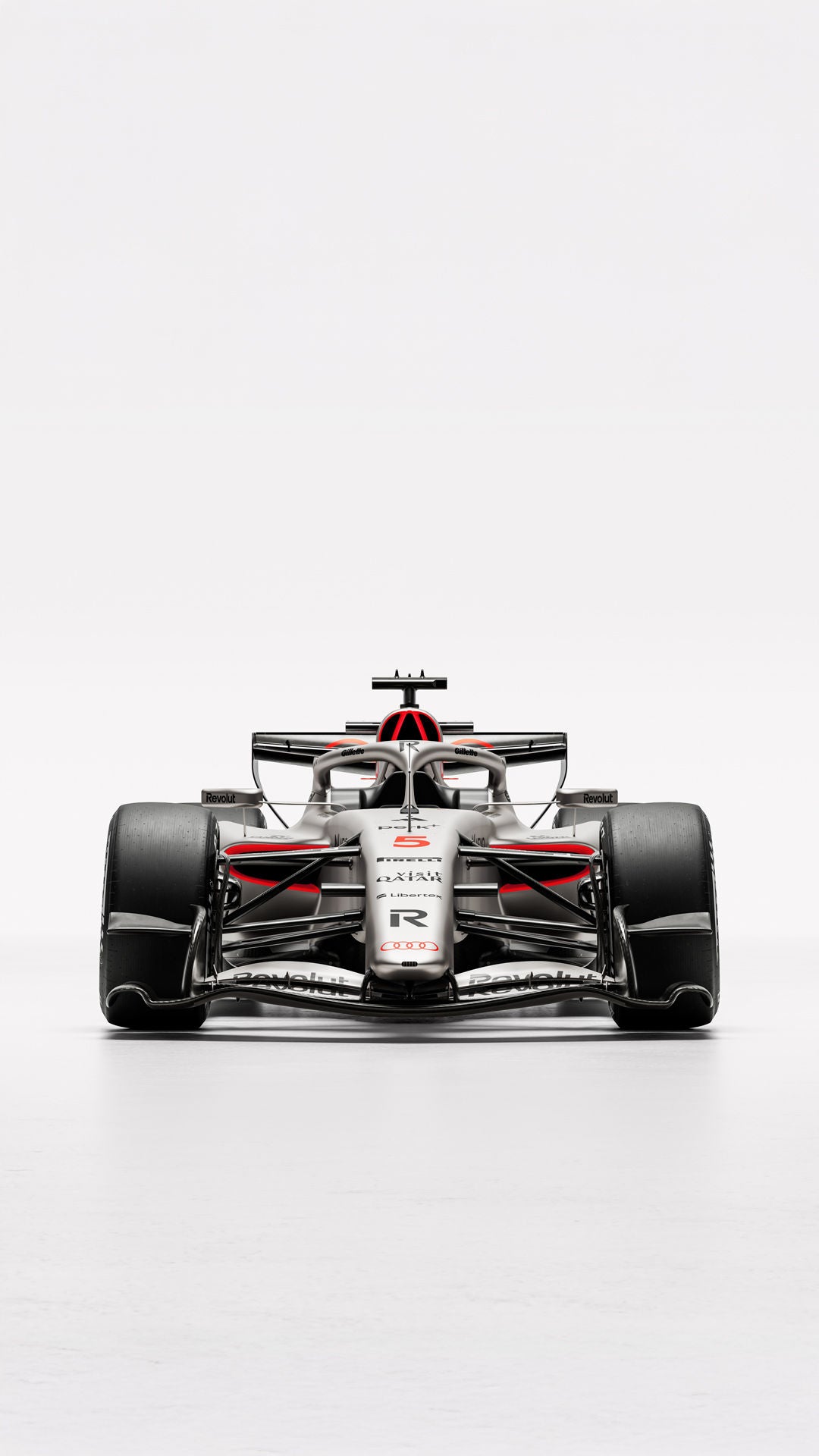 Side view of the Audi R26.