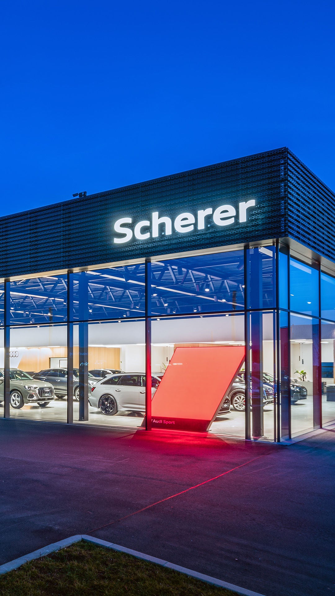 Außenansicht Autohaus Scherer Bingen