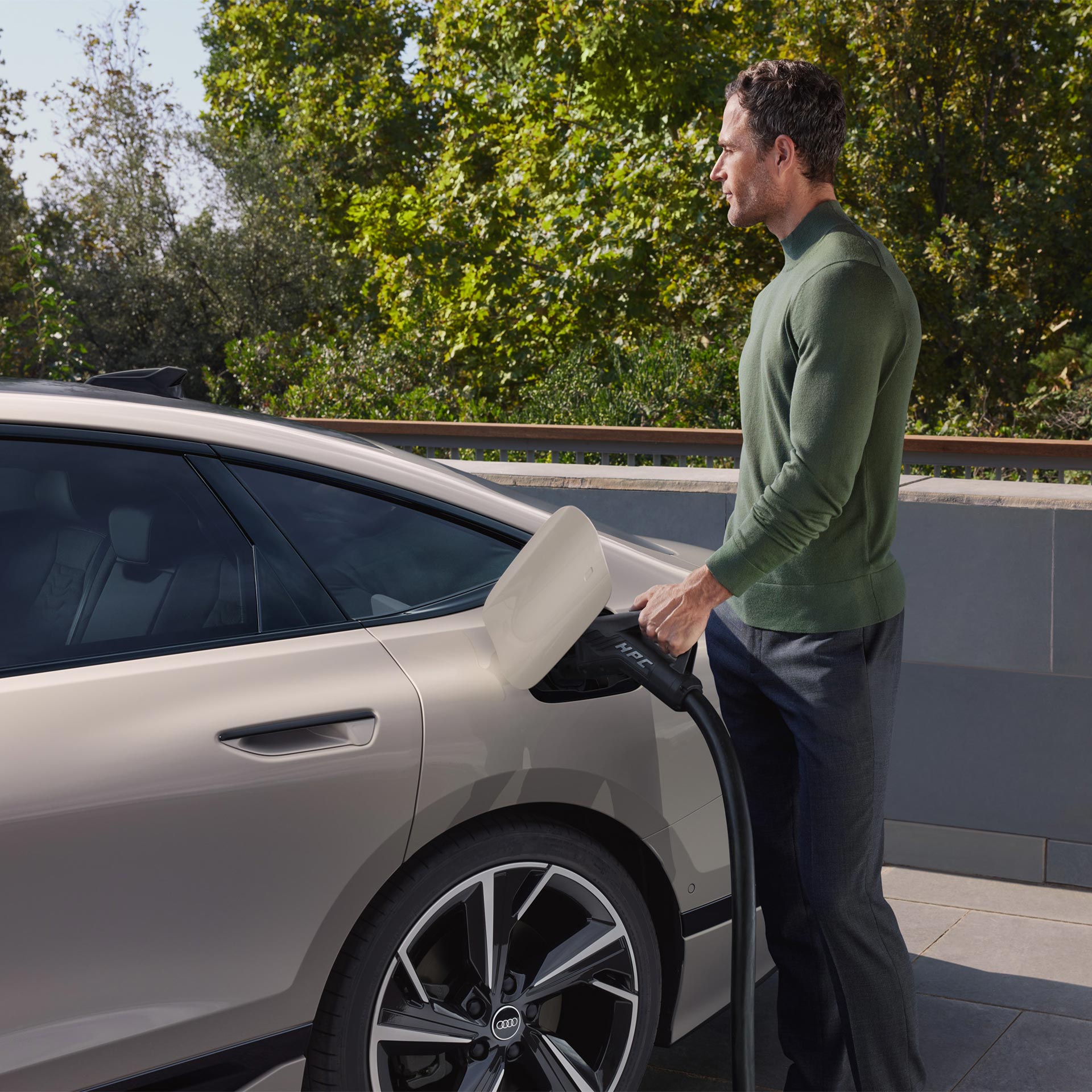 How is my household protected against overload when charging?